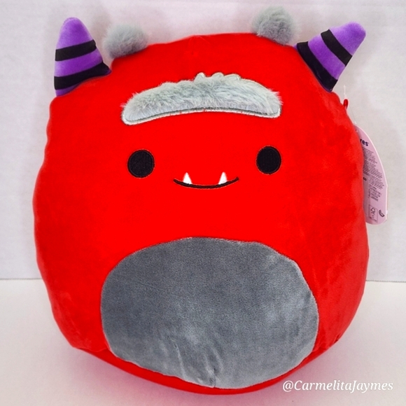 🎃 JEB 👻 Red Monster w Unibrow Halloween 2024 Original Squishmallow ☆ NWT ☆